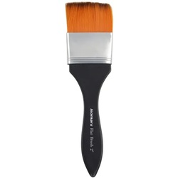 ISOMARS Mars Flat or Wash Brush - Black 2 inch MAFB-2